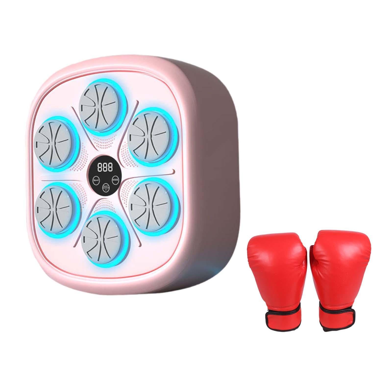 electronic boxing machine workout focus training lighted | 1 boxing machine1 pair of boxing gloves|punching bags|sporting goods | boxing, martial arts & mma | training equipment
