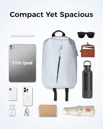 pack all 12L Water-Resistant Backpack, Lightweight Compact Daypack