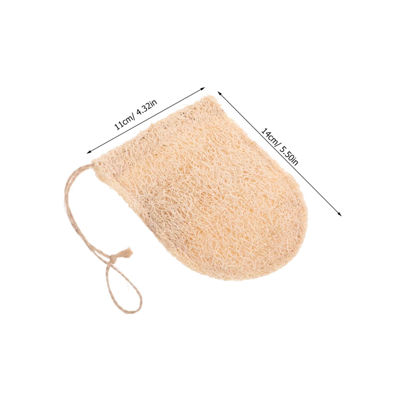 OUNONA Loofah Exfoliating Body Scrubber Towel for Shower Gentle Exfoliation Loofah Exfoliating Sponge for Deep Clean and Spa Massage Experience