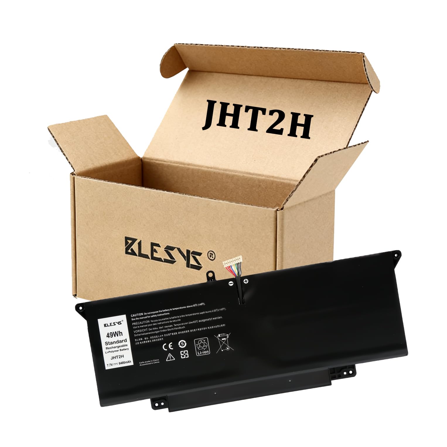 BLESYS Batterie pour Dell Latitude 7310 7410 JHT2H