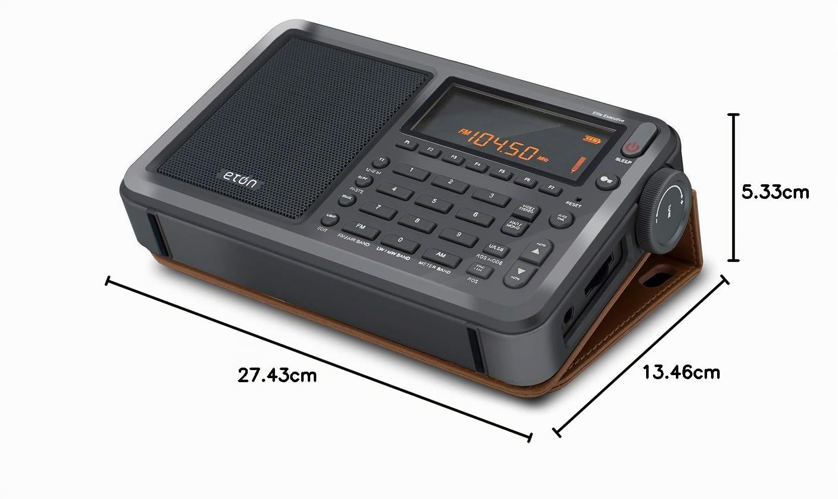 Mini Radio à Ondes Courtes, numérique, 10,4 cm H