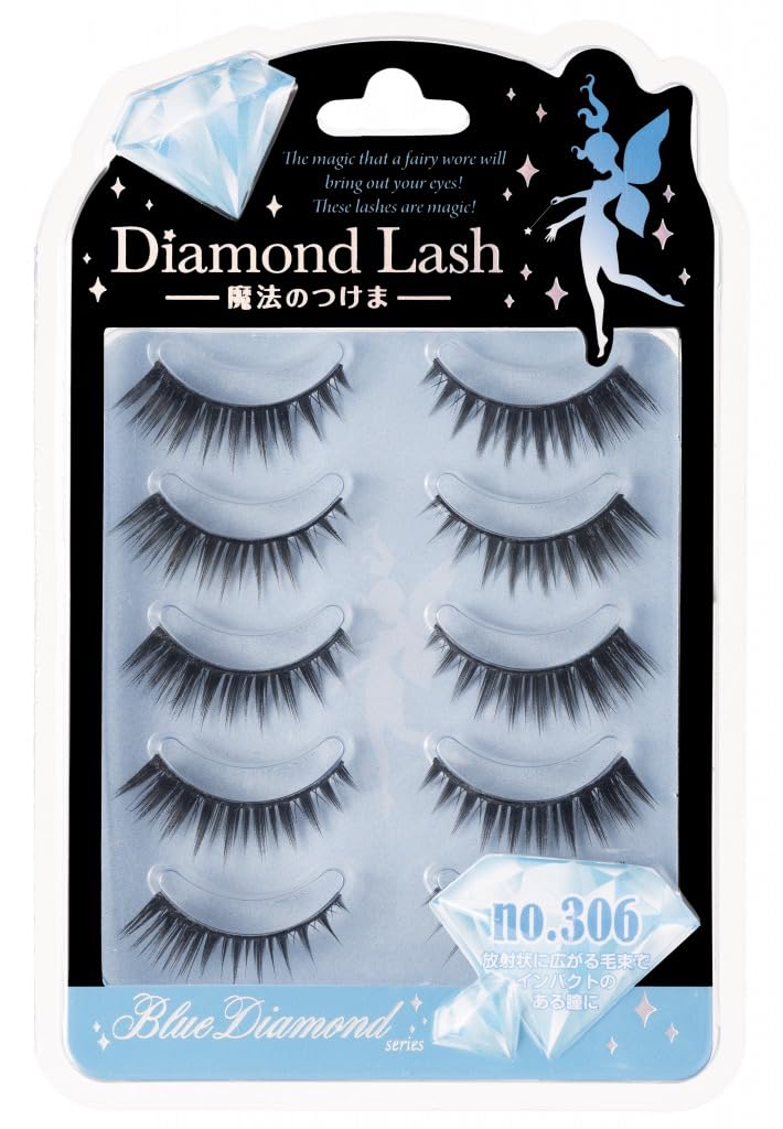 Amazon | ダイヤモンドラッシュ Diamond Lash 【no.306】5ペア(上