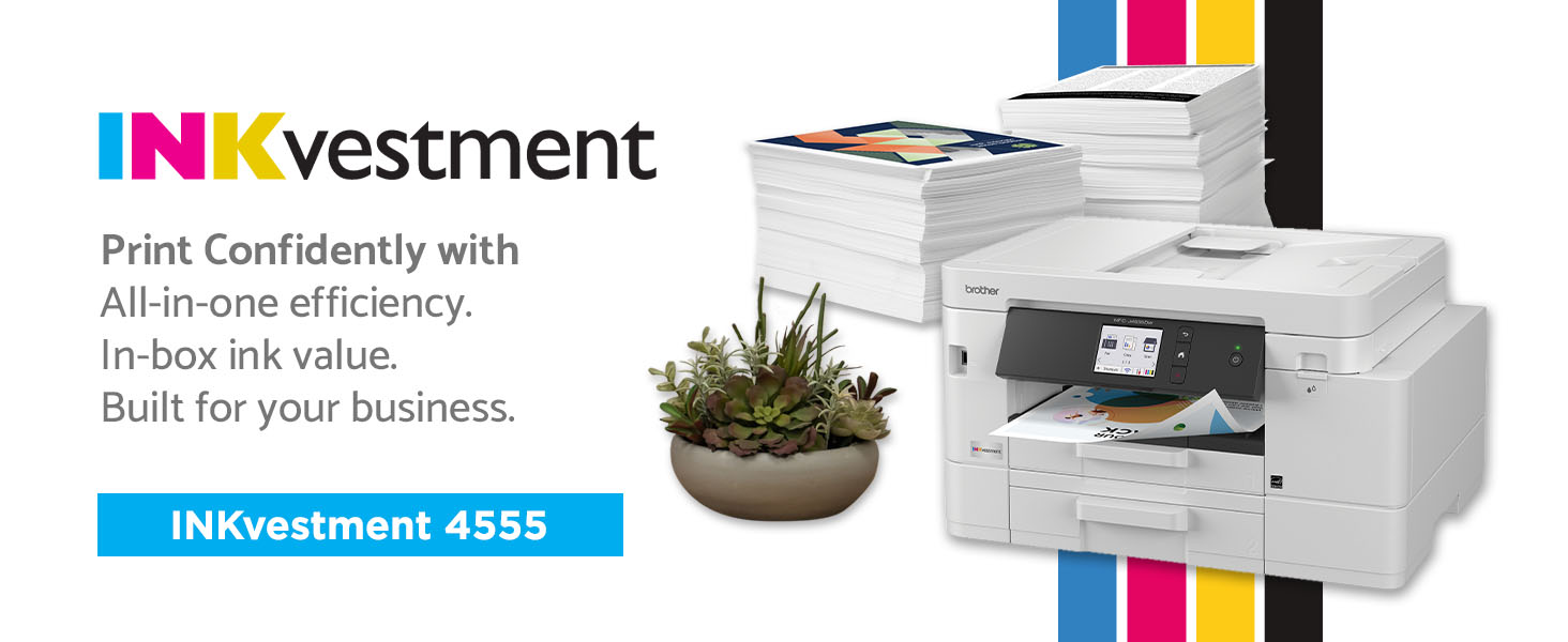 Amazon.com: Brother INKvestment 4555 Wireless Color Inkjet All-in