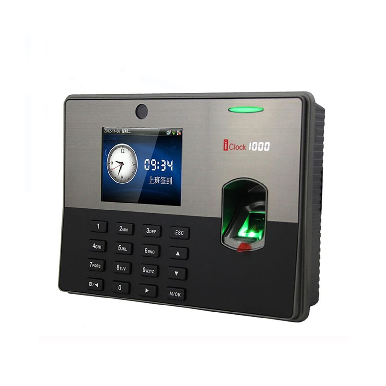 Cartes de pointage IClock1000 Smart Office Reconnaissance d'empreintes digitales Pointage Terminal Intelligent Enregistreur d'horloge faciale des employés Point