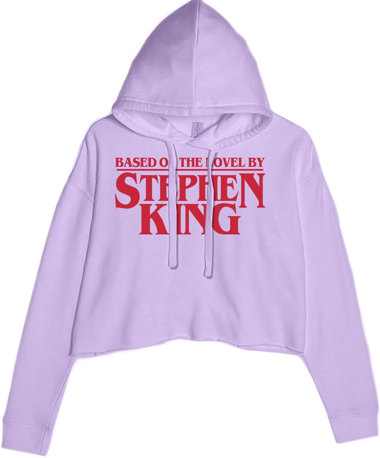 Based On The Novel by Stephen King Cropped Fleece Hoodie, Soft & Cozy, Trendy Fit