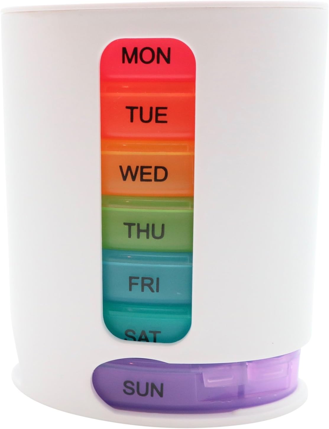 Pill Box Organiser. 7 Day & Upto 4 Times a Day for Your Medication Intake. Handy Small case for Each Day of The Week.