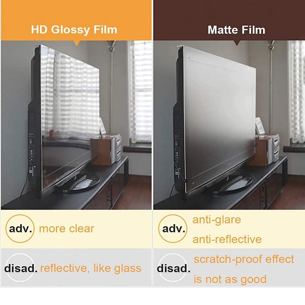 Od folii antyodblaskowej AntiScratch do monitorów 32-39 cali, po folie ochronne AntiBlue Light do wyświetlaczy LCD, LED, 4K OLED i QLED HDTV