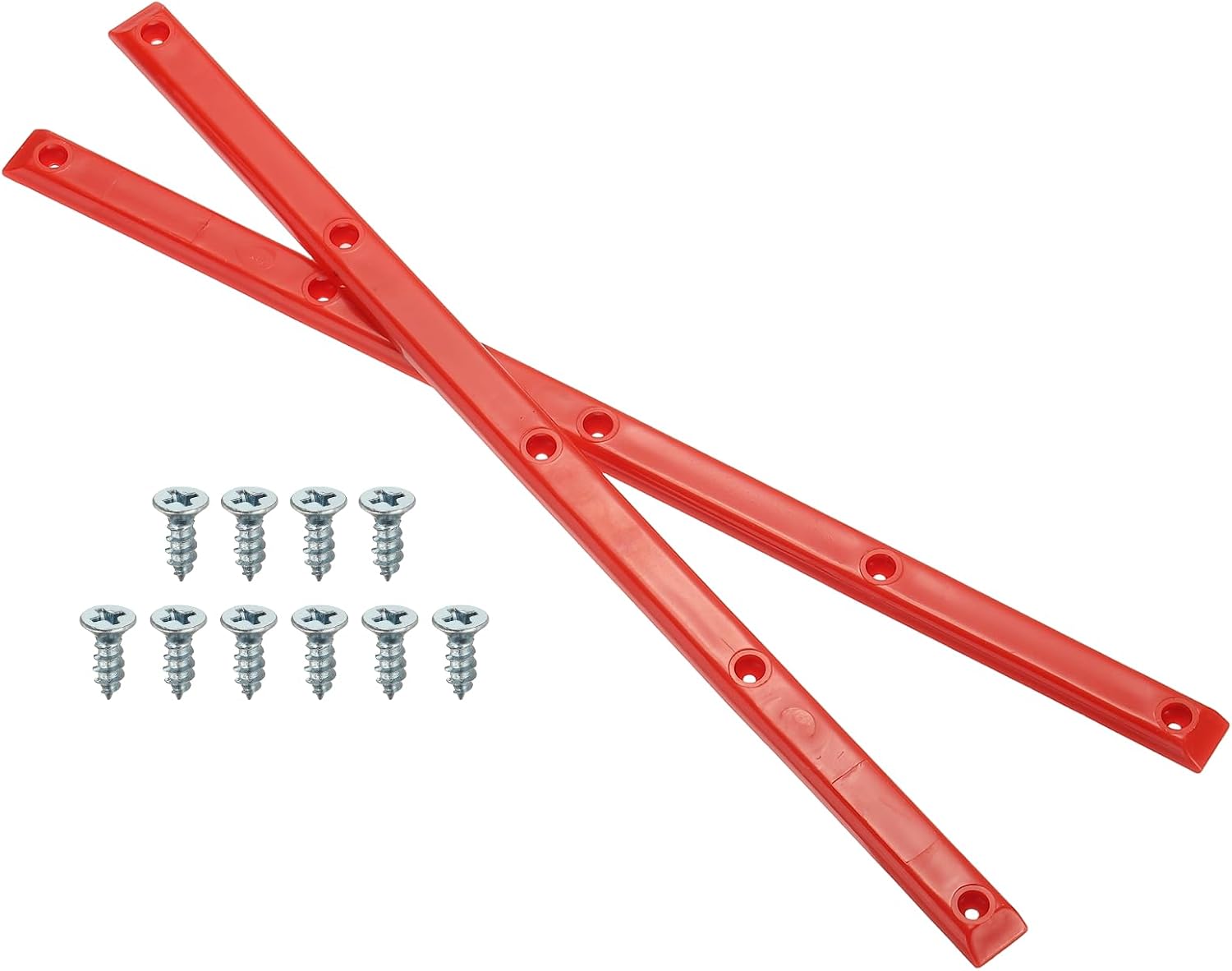 PATIKIL Rib Bones Rails, Stable and Flexible Skateboard Rails for Deck with Screws Reduce Friction for Long Board Skateboard