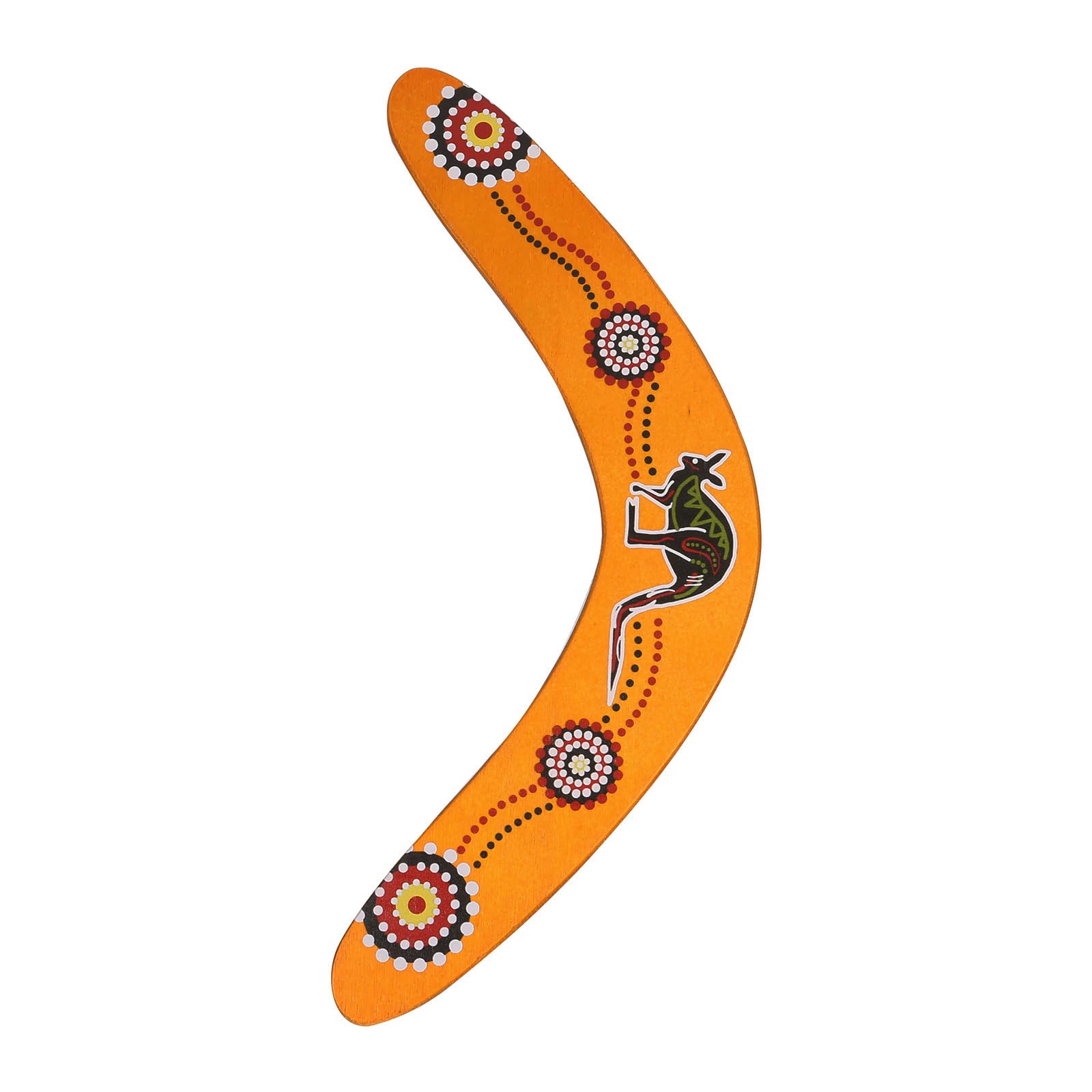 Boomerang for Kids, Australia Style Handmade Wooden Authentic Boomerang, V-Shaped Returning Boomerang for Ages Above 10 Years Old Kids and Adult- Light Brown