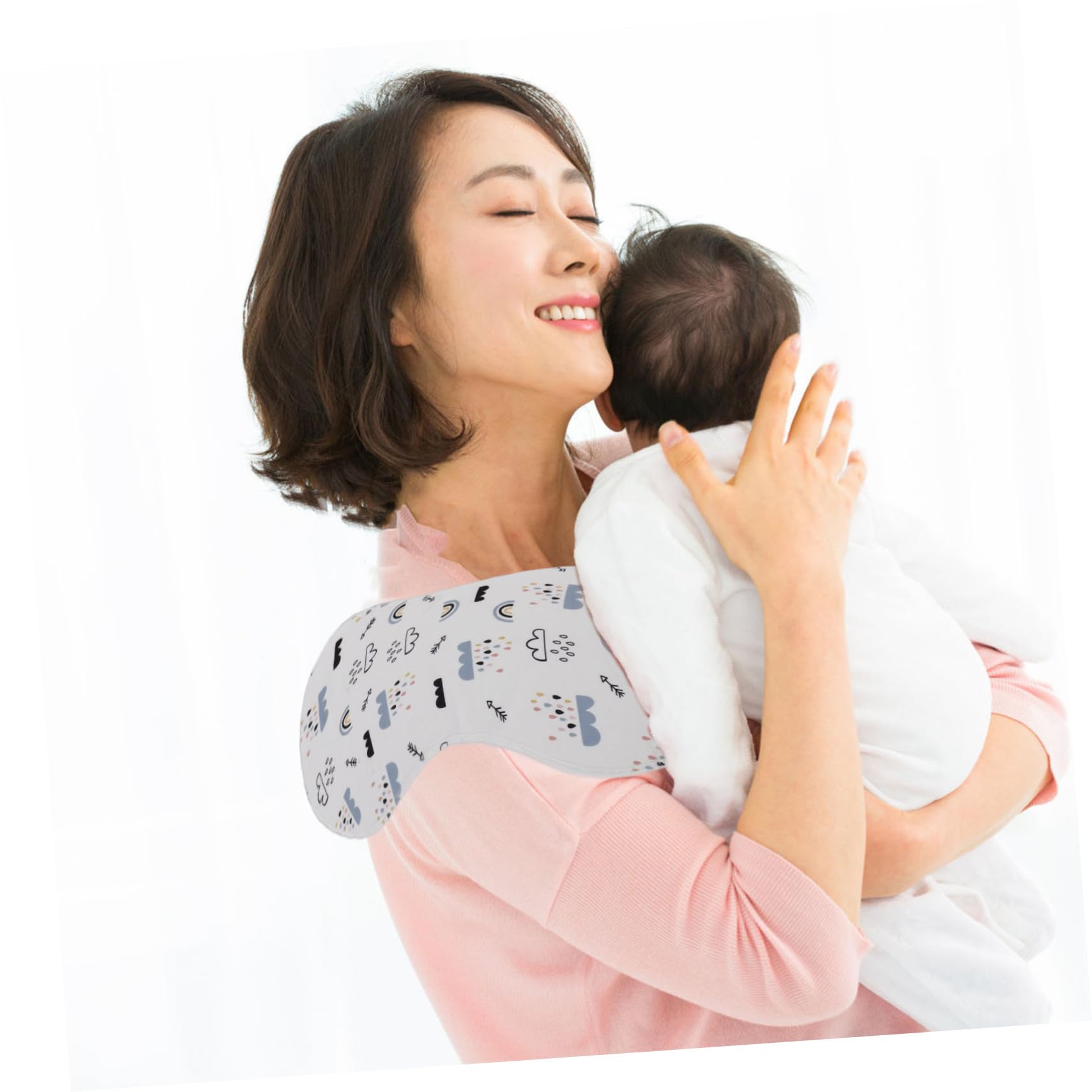 15piezas Paños De Eructo De Algodón Para Bebés Toallas Absorbentes De Saliva y Baberos Unisex Diseño Rayas y Estampados Lavables y Suaves Para Piel Delicada