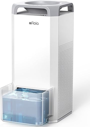Afloia Humidificador para habitación grande  Humidificador evaporativo 2 en 1 sin niebla y purificador de aire en un combo para el hogar hasta 3000