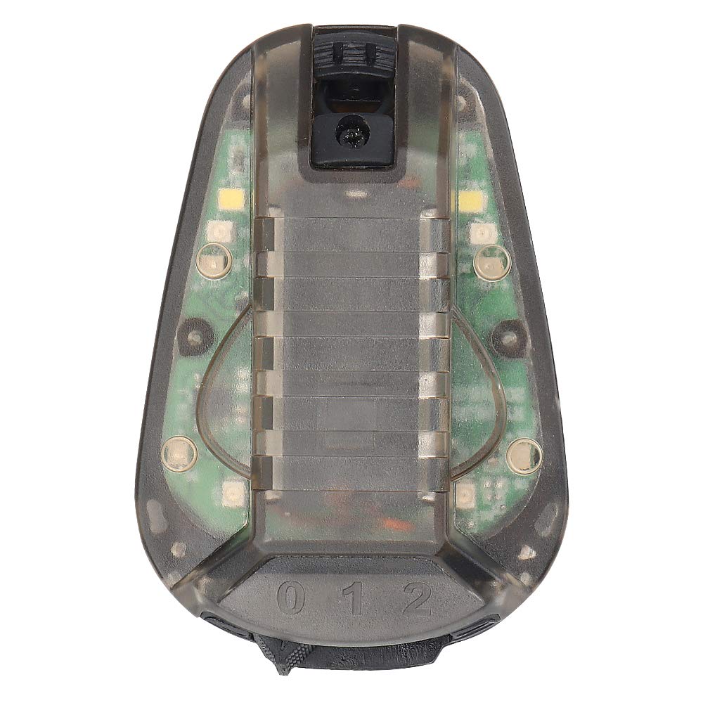 Lampe tactique étanche pour casque d'airsoft vert rouge stroboscopique