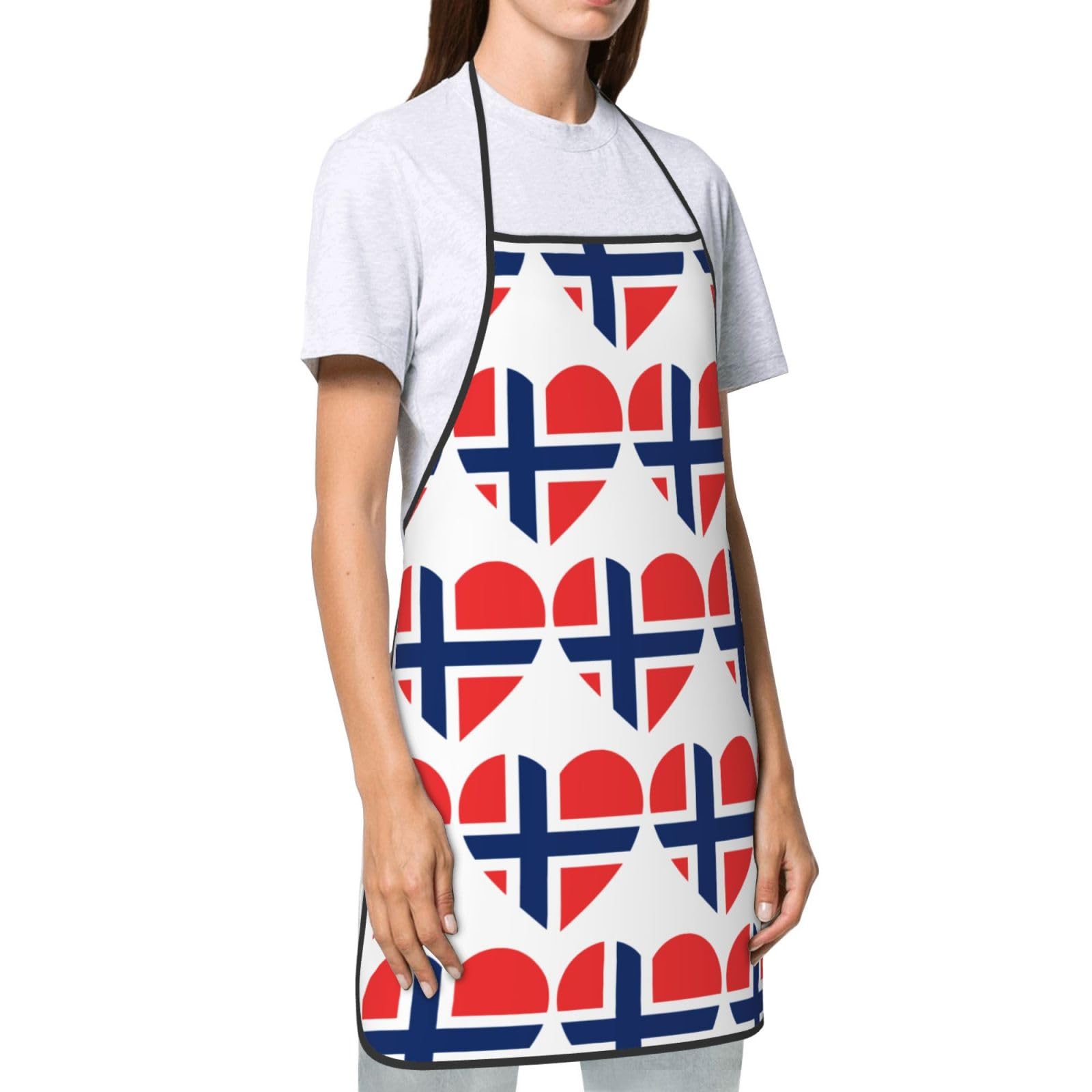 Tablier de cuisine unisexe avec drapeau écossais pour homme et femme