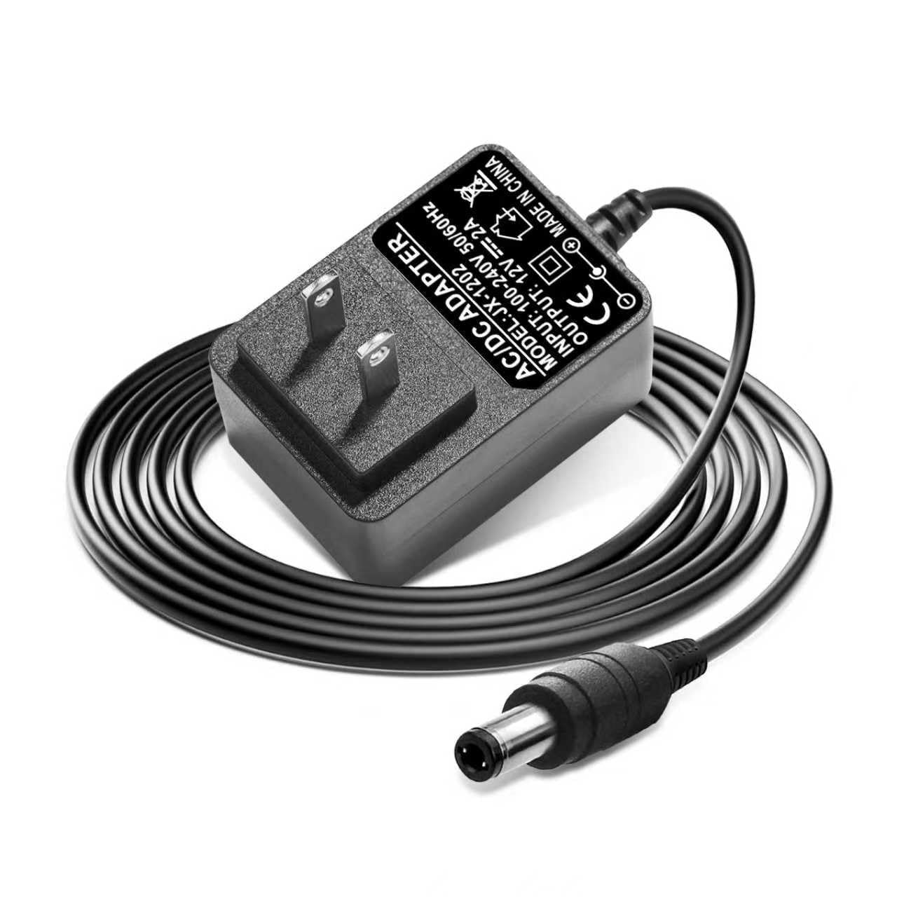 12V Replacement for Night Owl Security Camera Power Adapter 12V 2A 1A 1.5A 0.5A Power Supply Charger Cord 6.6FT