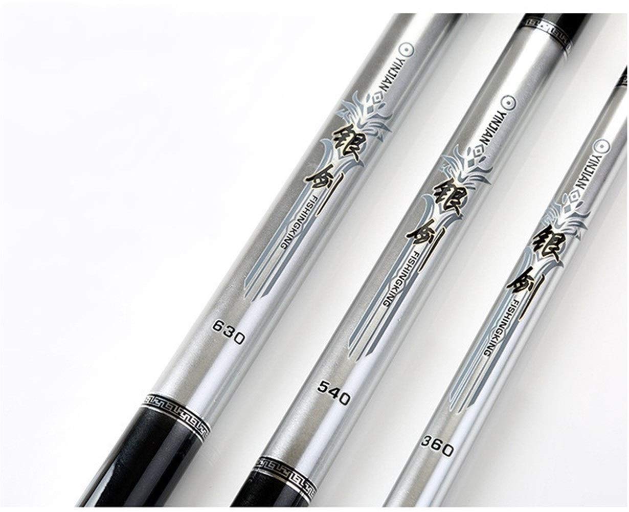 Canne a Peche,Canne a Peche au Coup Haute qualité Super Dur en Fibre de Carbone Canne à pêche télescopique 3.6m 4.5m 5.4m 6.3.0M 7.2m(7.2m)