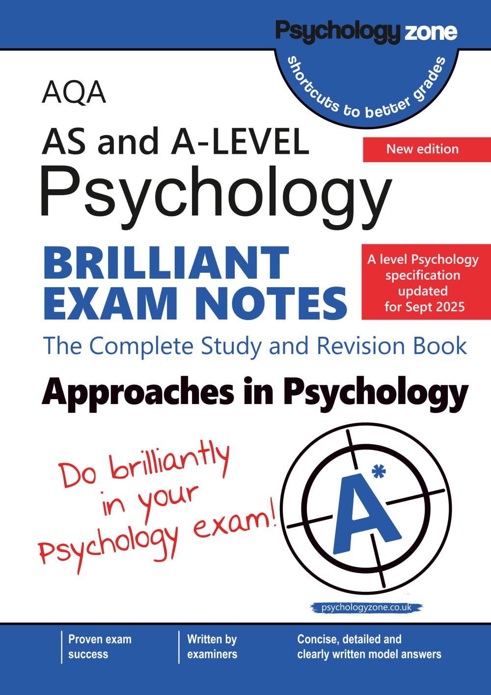 AQA A-Level Psychology Brilliant Exam Notes: Approaches in Psychology: Updated for 2025 specification