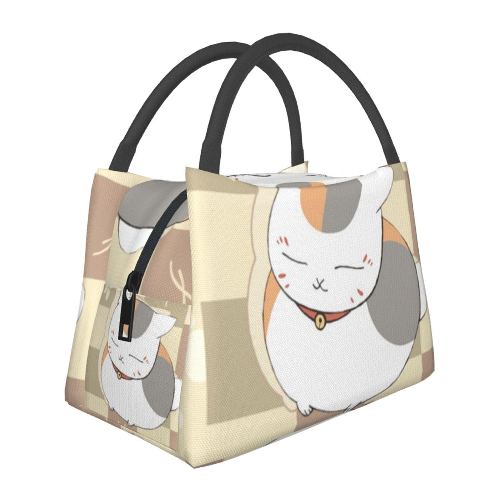 Amazon｜夏目友人帳 ニャンコ先生 猫(39) 保冷 がま口 ランチ