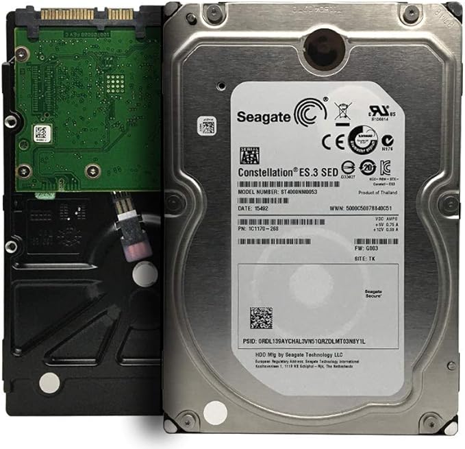 Amazon.com: Seagate Constellation ES.3 ST4000NM0053 4TB SATA 6Gb/s ...
