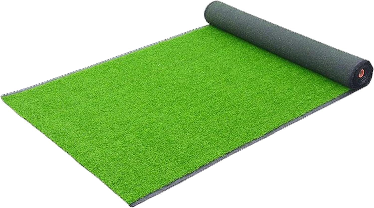 Alfombra de césped sintético 100x120cm premium para exteriores y jardines que no se desprende