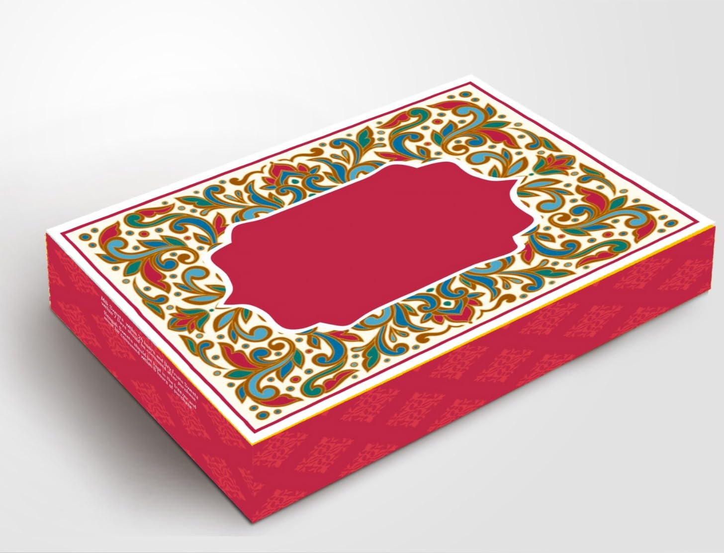 Rapid Print Pack Designer Packaging Boxes For Sweets | 1Kg Capacity | Inside coated | Duplex Board | Sweets Packaging Boxes | (Red, Pack Of 50) (B0DDTYKCK7) Amazon Price History, Amazon Price Tracker