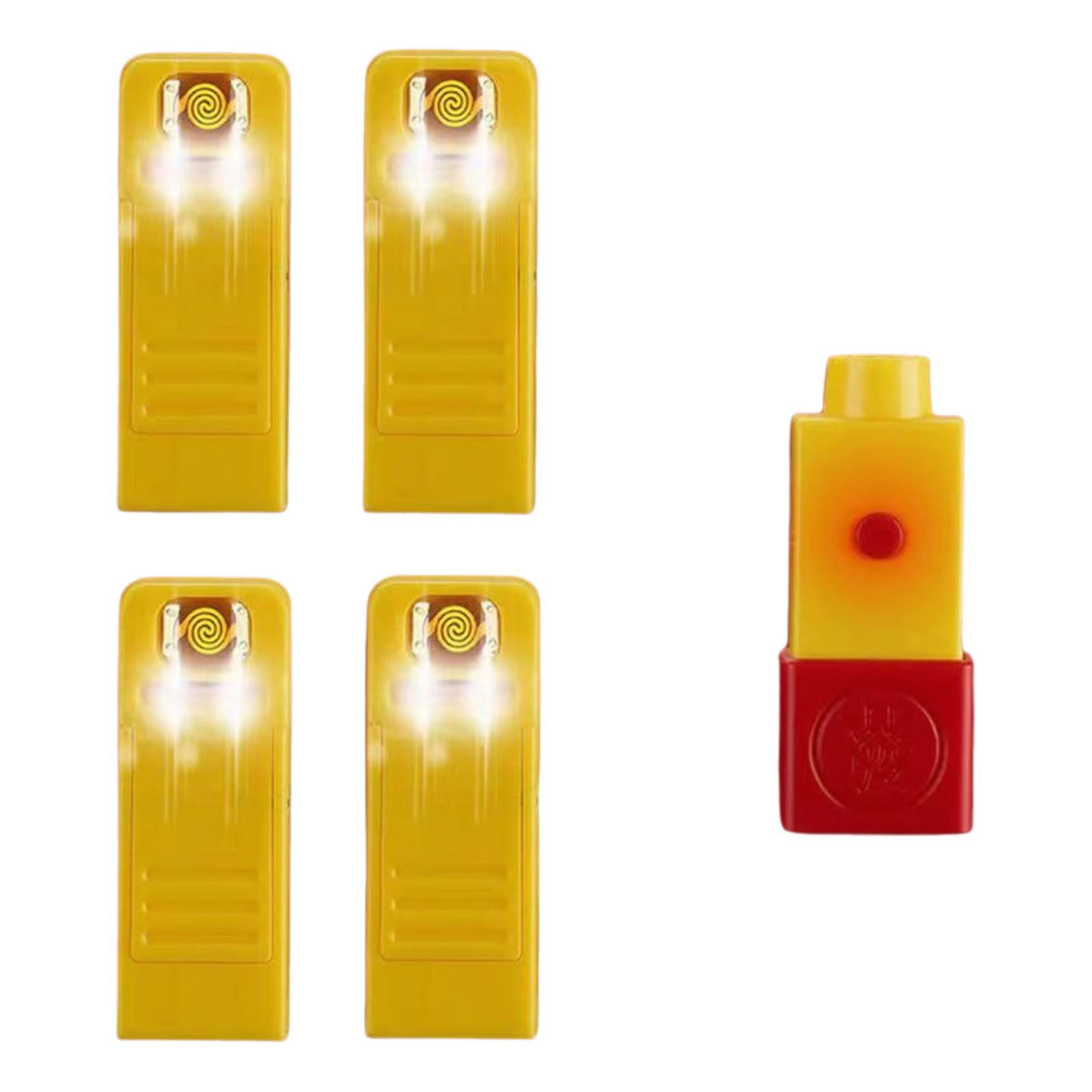 Encendedor de control remoto recargable por USB con LED, rango de 10 m, encendido sin llama para velas, camping, cocina (4 encendedores + 1 mando a distancia)