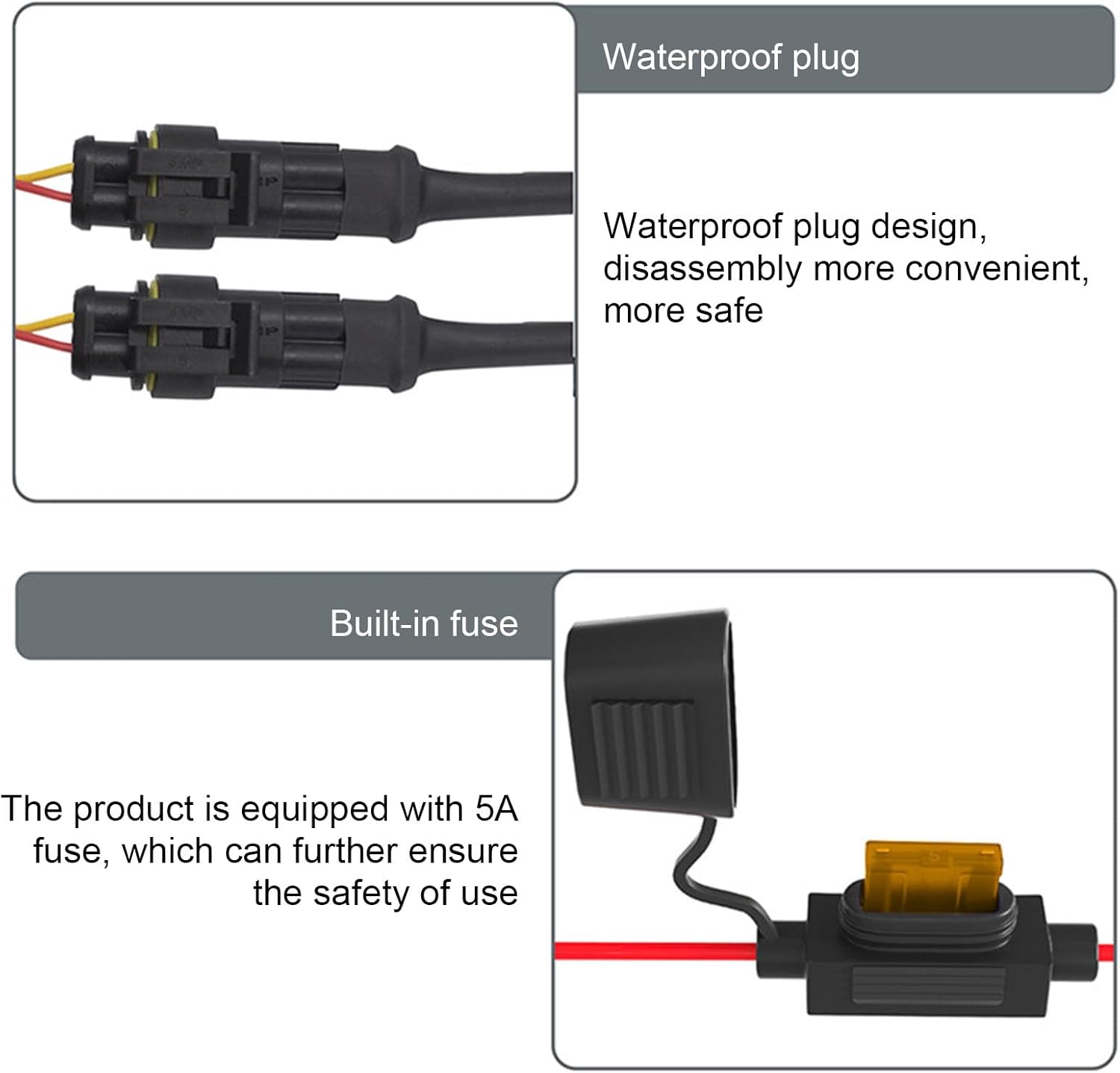Heated Handlebar Grips 1 Pair 22mm(7/8") Motorcycle Electric Hot Heating Warm Hand Grips Handlebar Warmer
