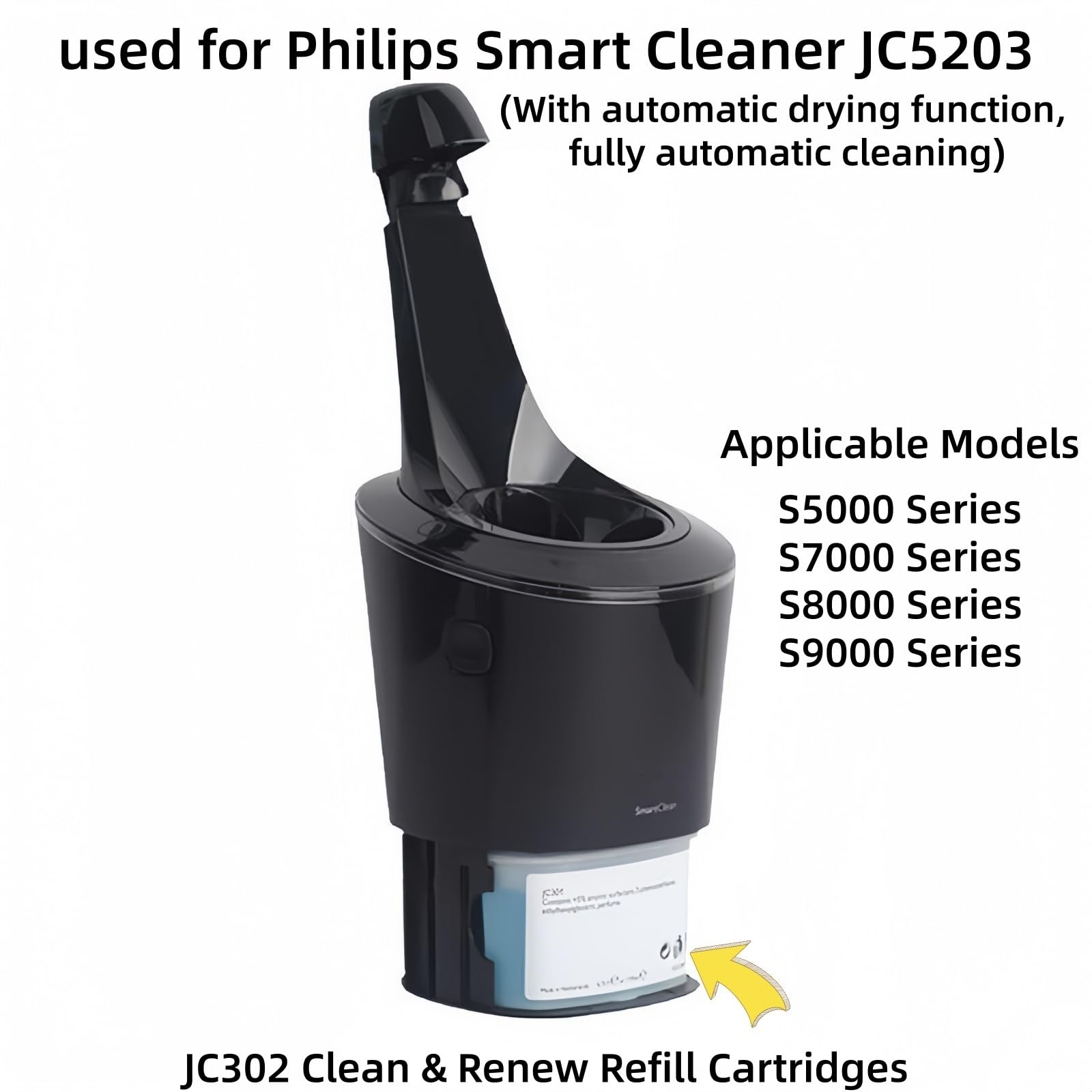 Amazon.co.jp: 電気シェーバー スマートクリーナー JC5203 全自動洗浄