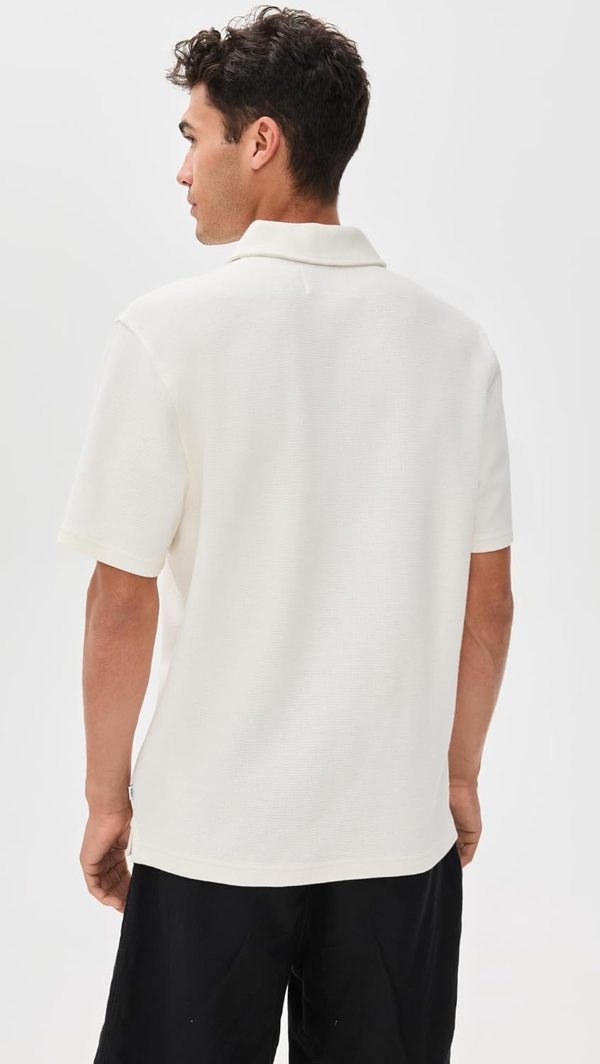 Wax London Men's Mini Texture Shore Polo - Image 3