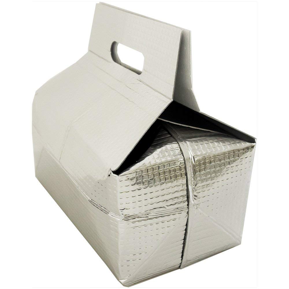 Amazon.co.jp: 保冷袋 ミナクールパック CH7 角底袋(持ち手穴付) 大