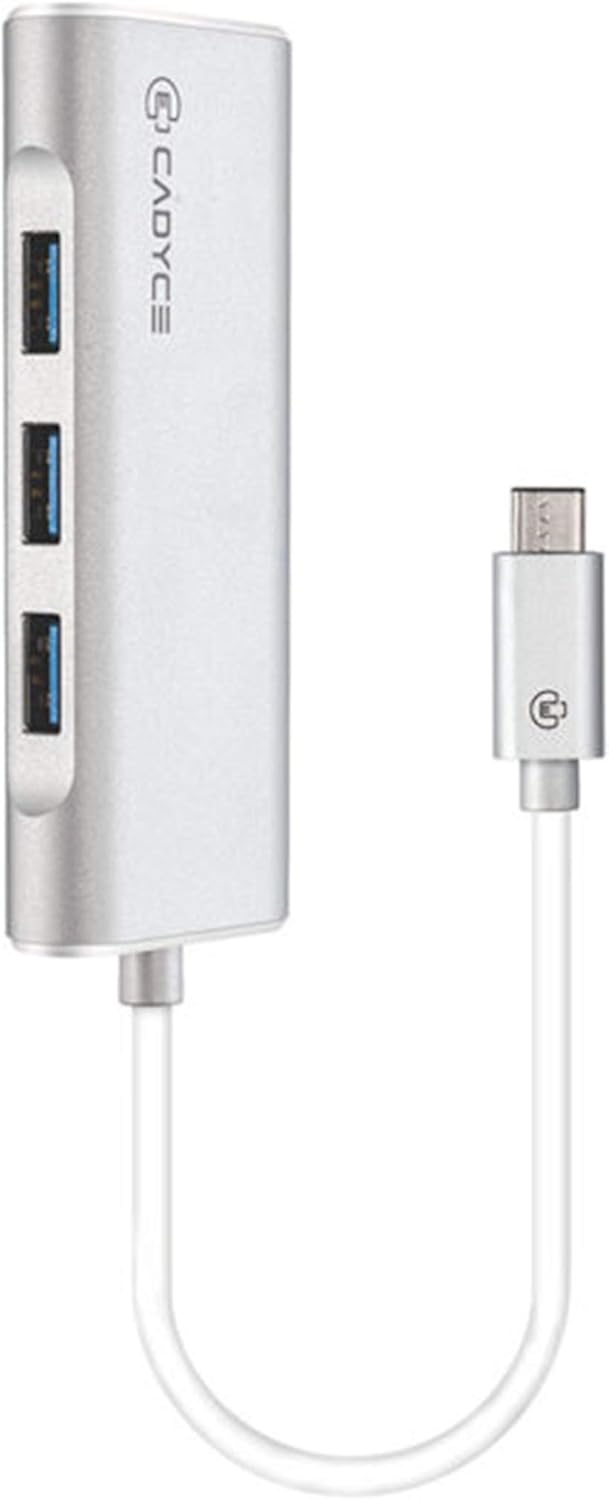 USB TypeC CAC3HE USBC™ to 3 Port USB 3.0 Hub with Gigabit