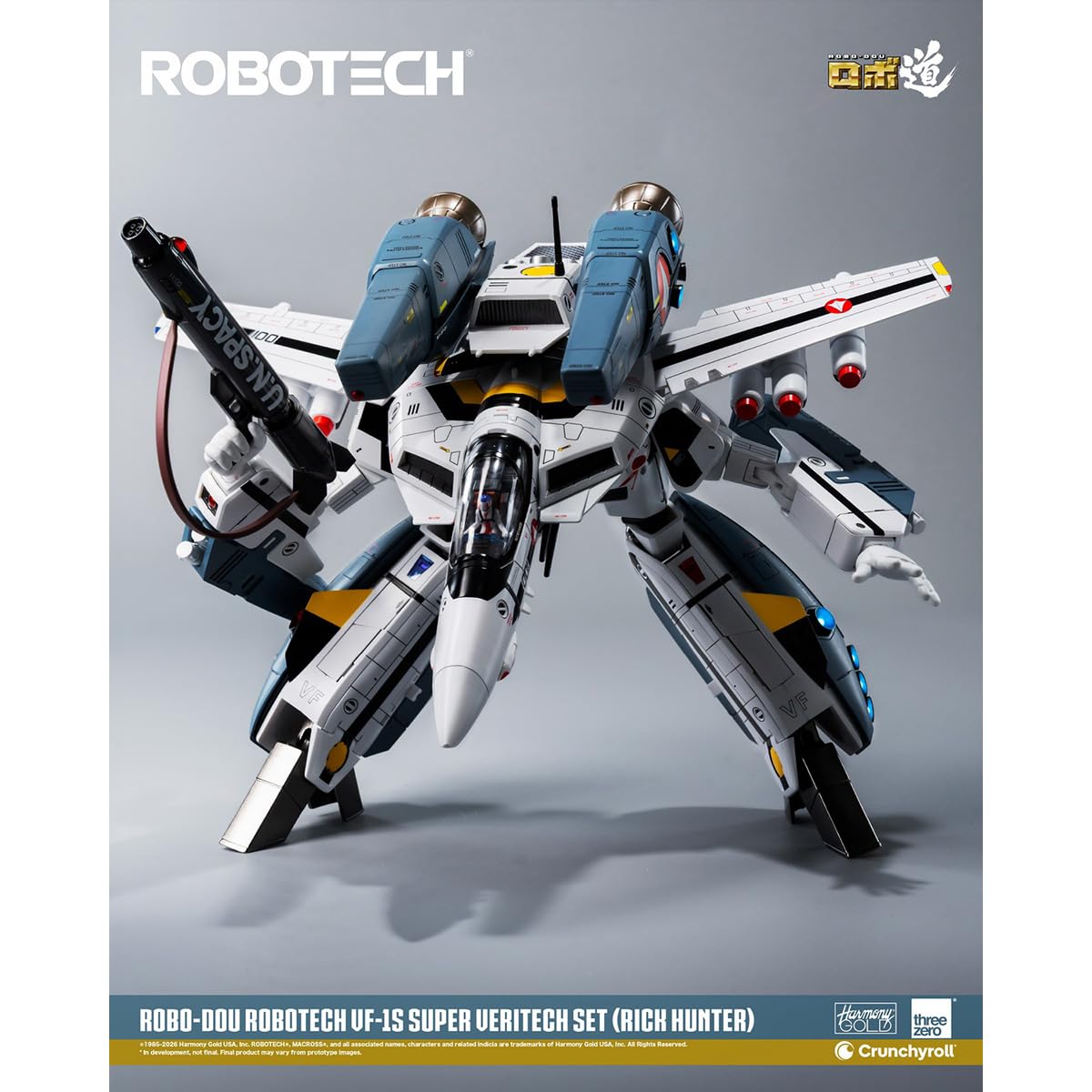 HIPLAY Threezero Robo-Dou Robotech Vf‐1s Super Veritech Set Rick Hunter 3Z03070W0 Zestaw Figurek Akcji