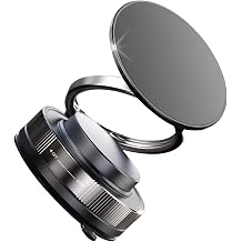 eRqILUJI Mount 360 Rotatable Dual-Axis Phone Stand Vacuum Magnetic Car Phone Holder for Mag-Safe 98LBS Portable Cell Phone Holder for Makeup/Gym/Mirror,IP Hone 16 15 14 13 12 All Smartphone