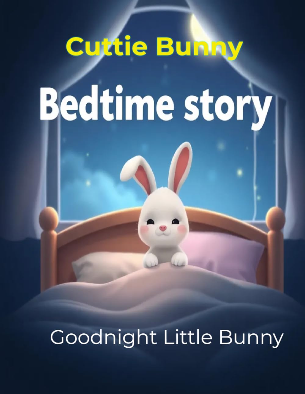 Goodnight Little Bunny: A Calming Bedtime Story for Kids Ages 3–7 | Gentle Nighttime Routine Book with Sweet Dreams and Soothing Adventures