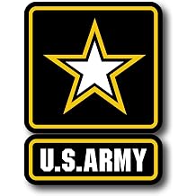 United States Army Sticker Decal 3 x 4 Inch - for Trucks, Laptop, Cars, Smooth Surfaces, wall