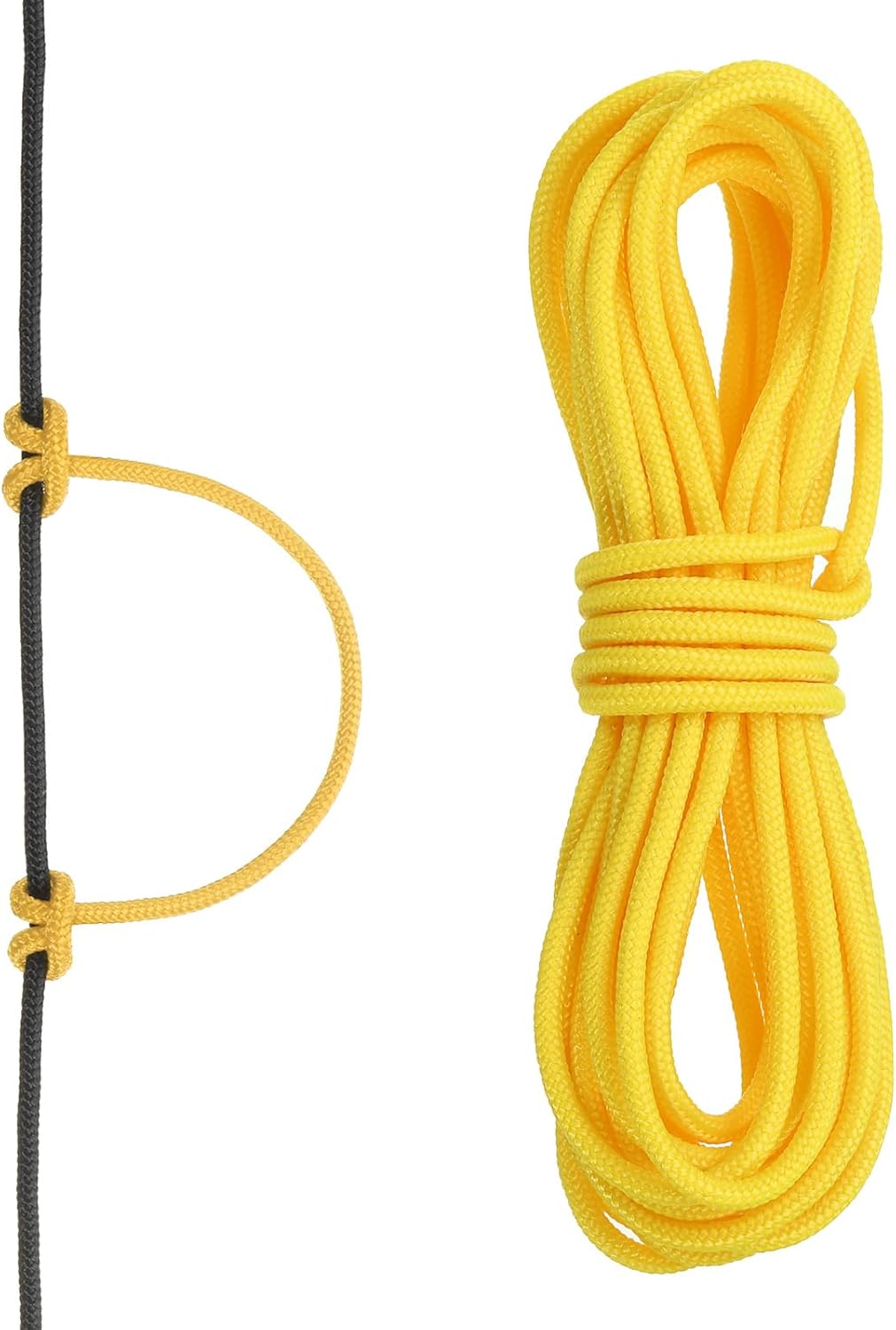 PATIKIL Archery D Loop Rope, Bow D Loop String Release Material Nock Wire Nocking Loop Buckle Ring for Compound Bowstring