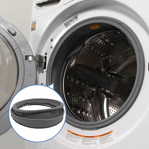 Miniatura 6 de Junta de puerta de lavadora MDS47123619 compatible con lavadoras LG de carga frontal que reemplaza a AP6236842, AGF75223080, 4511798, MDS47123619,
