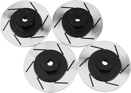 Miniatura 2 de ShareGoo CC02 RC - 4 discos de freno a control remoto, adaptador de cubo hexagonal de rueda de metal de 0.472 pulgadas, decoración de disco de freno