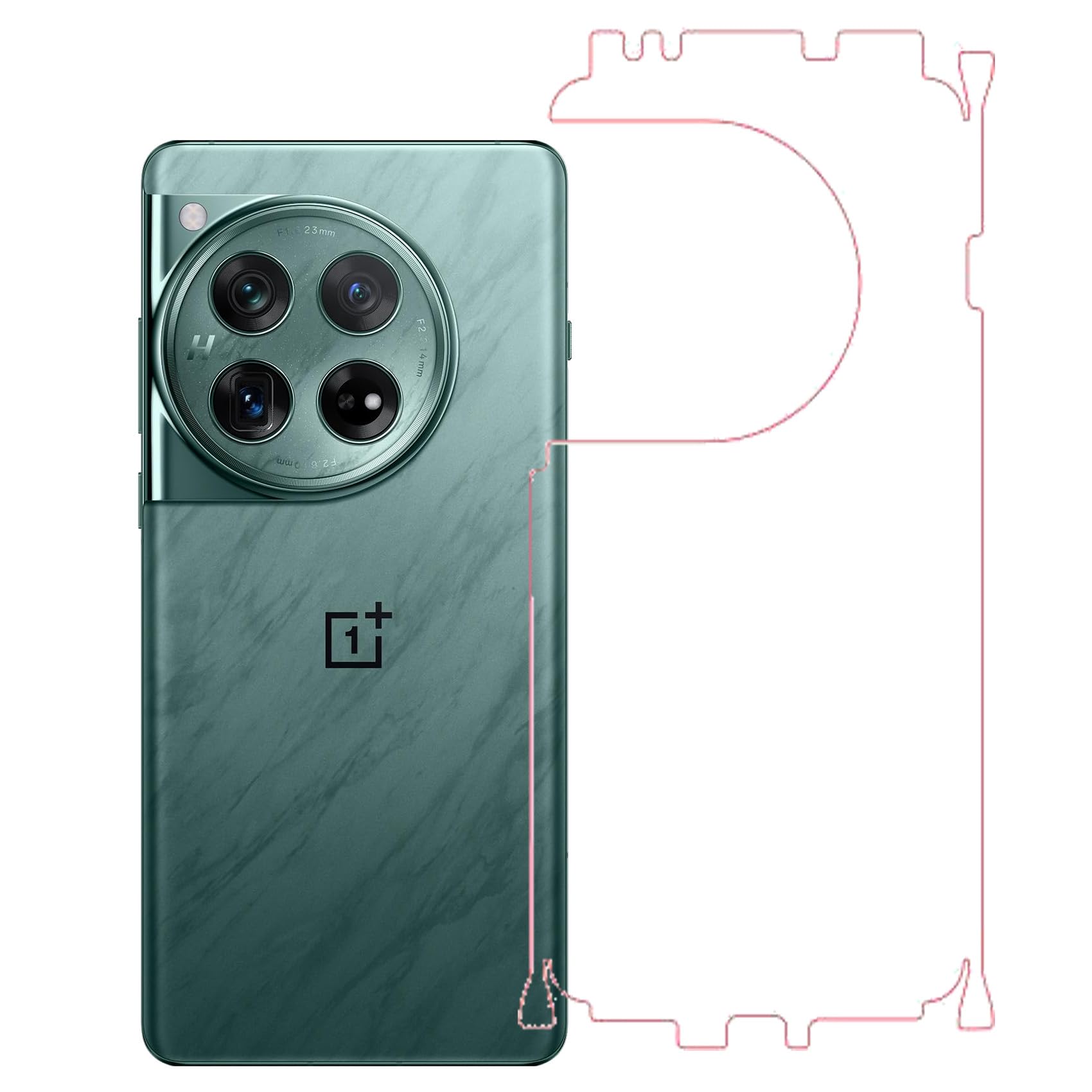 HOBBYTRONICS® Oneplus 12 5G | 1+ 12 5G Full Coverage Back Screen Guard (Not Glass) Back Side Screen Protector Haptic Touch Film Anti-Fingerprint Anti Scratch (Clear, Transparent) (B0CWFFVXSP) Amazon Price History, Amazon Price Tracker