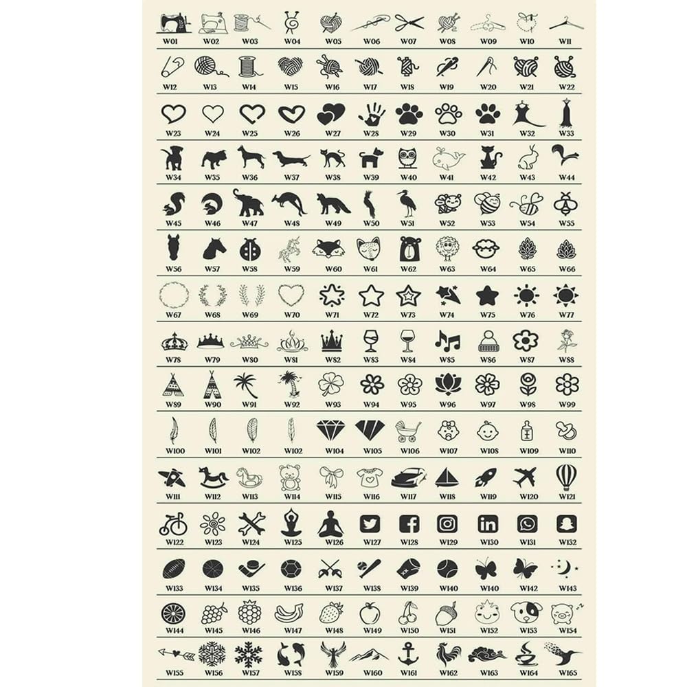 HDLOVE 50 Pièces Étiquettes Personnalisées à Coudre Avec Logo