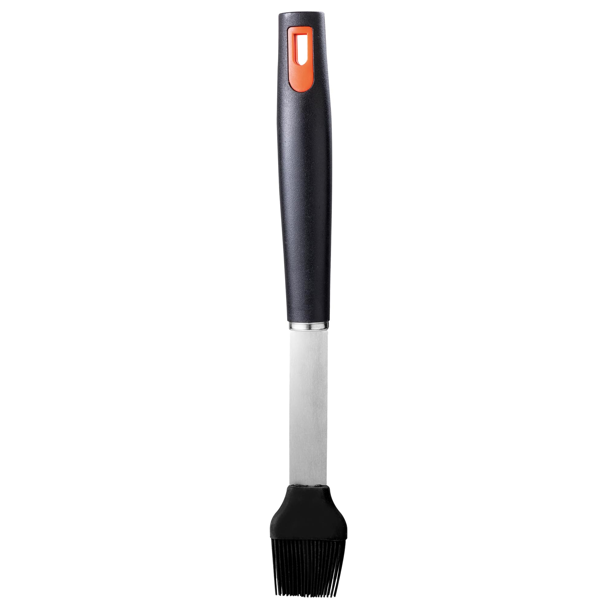 Amig - Pennello in Silicone per Barbecue - 34 cm - Verde - Manico in Acciaio Inossidabile - Cucina e Griglia - Per Applicare Olio e Salse su Carne e Verdure - Pulizia Facile - Mod. AM05
