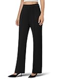 Women's Work Dress Pants Wide Leg Business Casual Slacks Stretchy Pull on High Waisted Office Trousers with Pockets