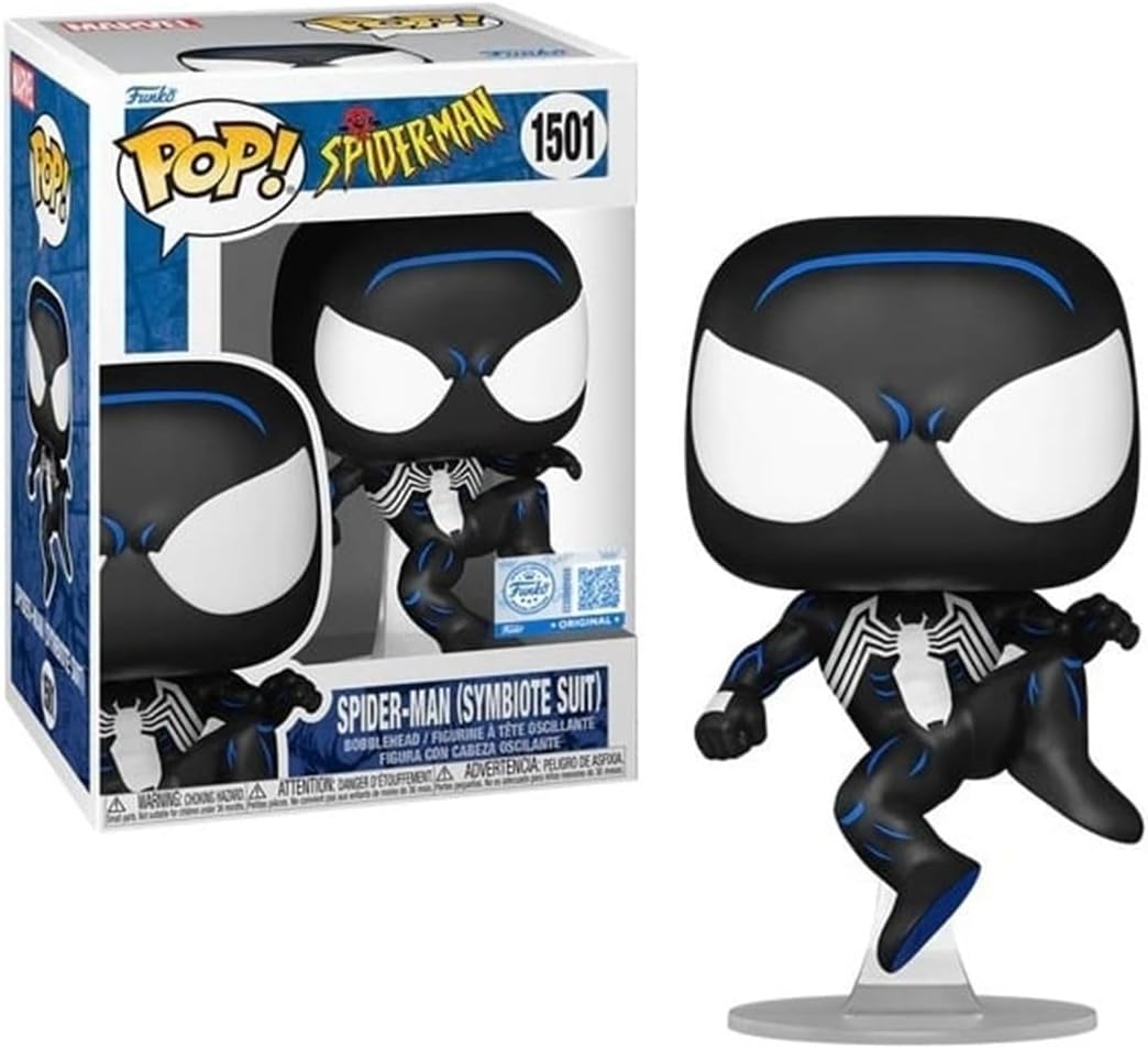 Funko Pop! Funko Official Spider-Man Series Black Suit Spider-Man Figure