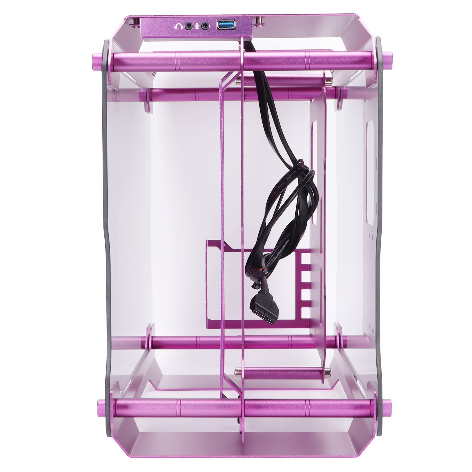 Bewinner Custodia da Gioco per PC Premium ATX Case, ATX Matx Open Mini Chassis da Gioco Raffreddato Ad Acqua, Pannelli in Vetro Temperato Case da Gioco per PC Chassis per Computer
