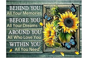 Miraclekoo Sunflowers Diamond Painting Kit for Adults