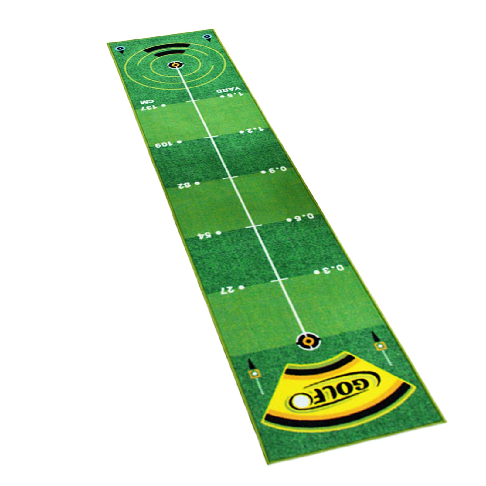 Putting Green para Práctica 49,8 cm x 2,38 m Base Antideslizante Ayuda de