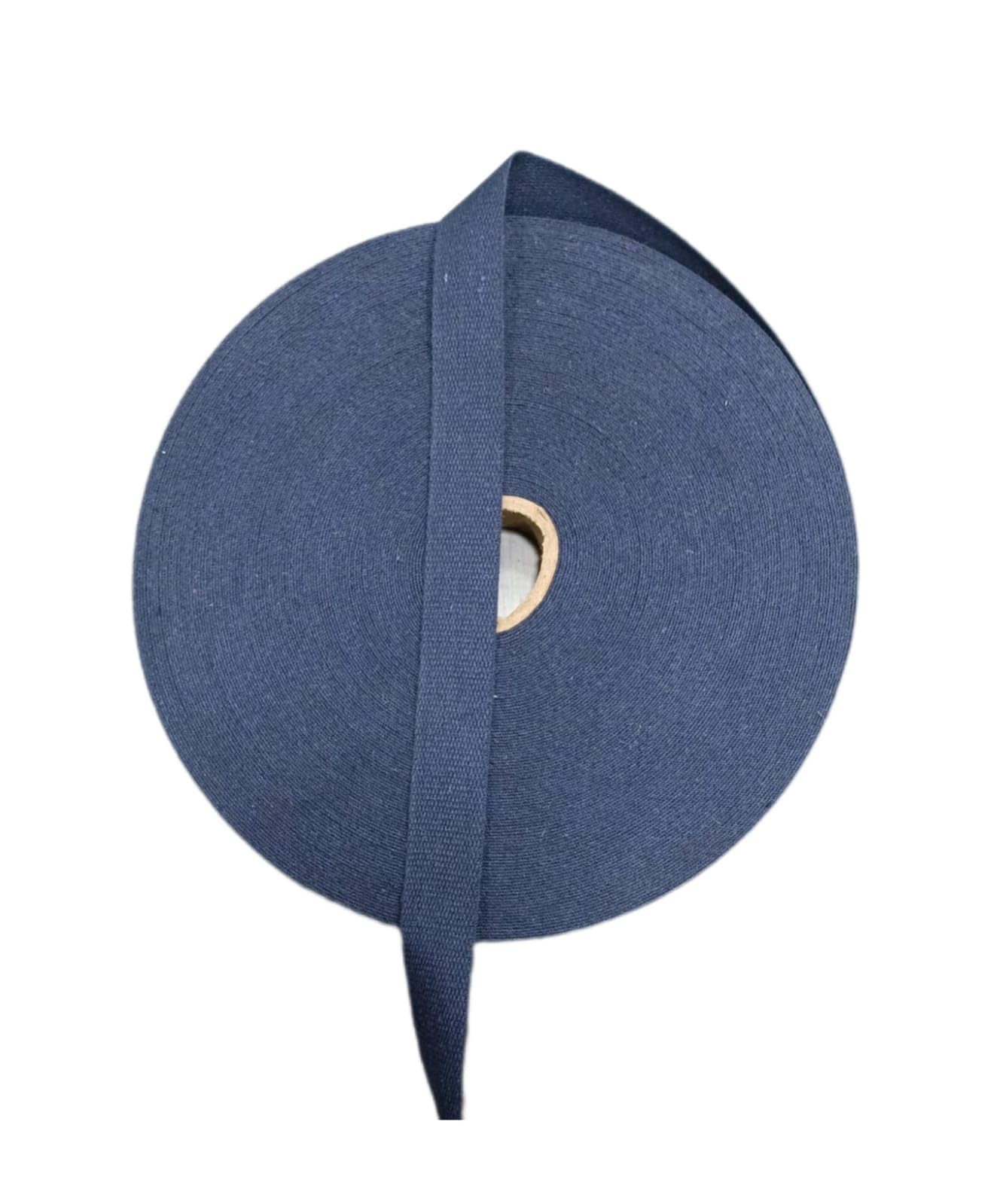 ABB Ropes & Niwars Navy Blue 25mm Cotton Webbing Tape Strapping Belt Strap Bag Making Sofa Elastic Webbing Furniture Repair DIY Upholstery Modification Elastic Belt (25 Mtrs)