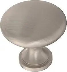 Franklin Brass Puxador de armário Garrett, níquel acetinado, puxador de gaveta de 3 cm x 2,9 cm, pacote com 10, P42354Z-SN-B