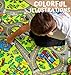 ToyVelt Carpet Playmat Kids Rug - Large 60” x 32” Educational City Road Traffic Mat for Kids Ages 3–12 - Preschool Rug & Play Room Carpet with Skid-Proof Backing - Bedroom & Playroom