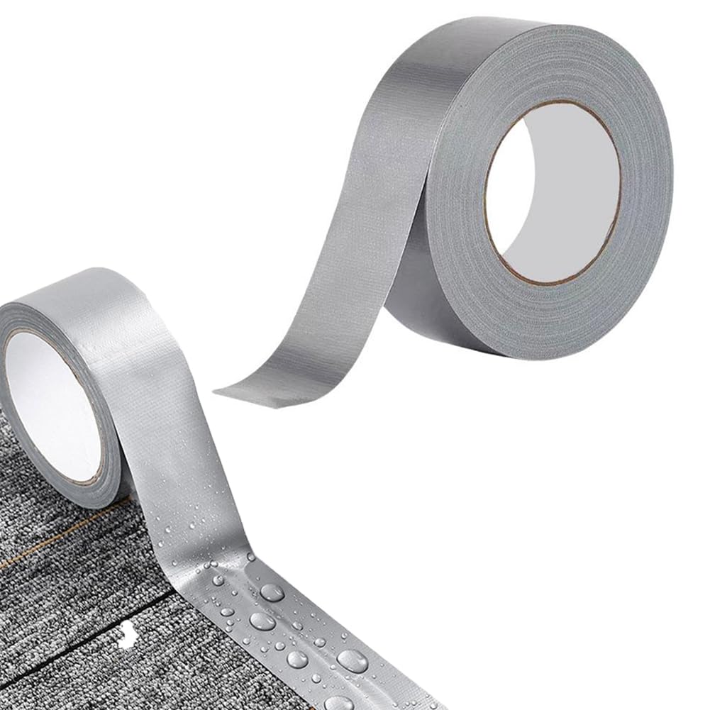 YXRRVING Heavy-Duty Waterproof Silver Duct Tape, Strong Adhesive for Indoor/Outdoor Repairs, Auto & Outdoor Activities