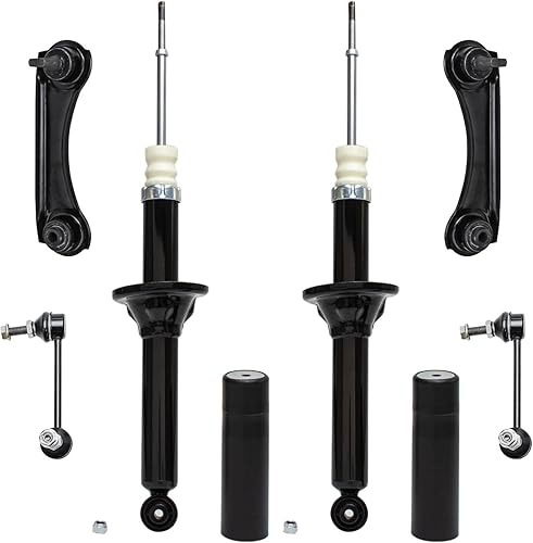 Miniatura 106 de Detroit Axle - Amortiguadores traseros para Chevrolet Equinox GMC Terrain Pontiac Torrent Saturn Vue Suzuki XL-7, 2 Amortiguadores traseros